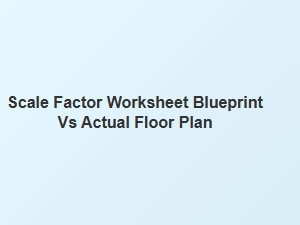 Design a Blueprint From a Floor Plan Worksheet