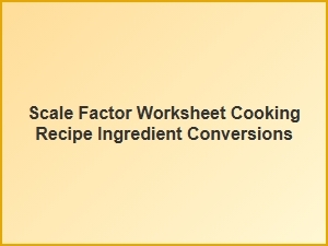 From Recipes to Blueprints: Scaling Ingredients in the Kitchen