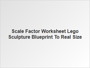 Blueprint to Brick: Scaling Lego Sculptures to Life